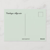 Alte algerische Postkarte (Rückseite)