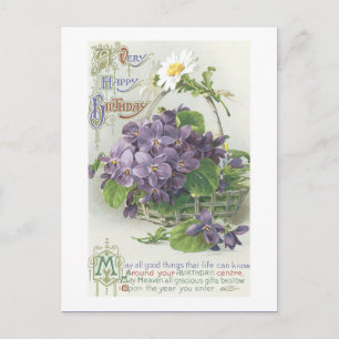 Alte "Alles Gute zum Geburtstag"-Postkarte Postkarte