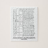 Alte Alphabete Puzzle (Vertikal)