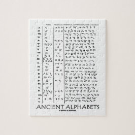 Alte Alphabete Puzzle