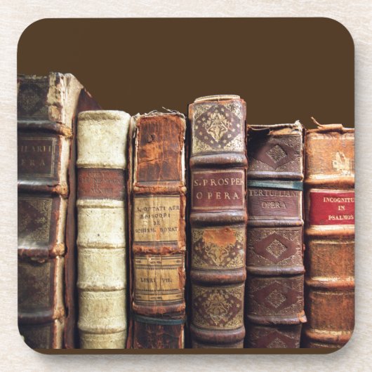 Alte alte Bücher Vintage Gräber Untersetzer (Vorderseite)