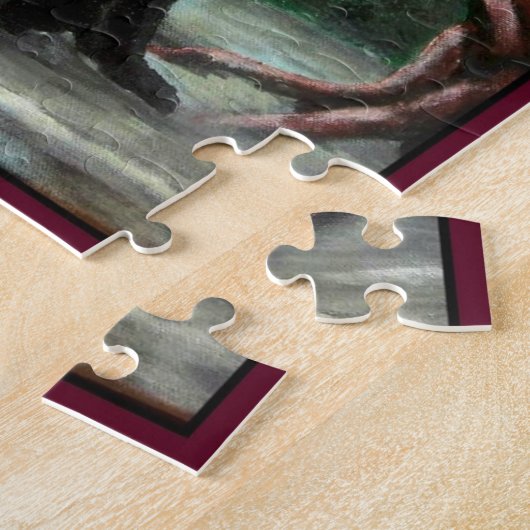 Alte alte Frau - Puzzlespiel Puzzle (Seite)