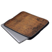 Alte alte Vintage Textur Laptopschutzhülle (Vorne Knopf)