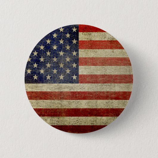 Alte amerikanische Flagge Button (Vorderseite)