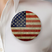 Alte amerikanische Flagge Button