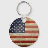 Alte amerikanische Flagge Schlüsselanhänger (Vorderseite)