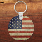 Alte amerikanische Flagge Schlüsselanhänger (Vorderseite)