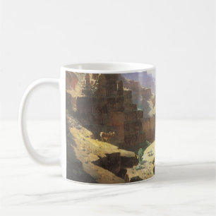 Alte amerikanische Westkunst, Grand Canyon von Lei Kaffeetasse