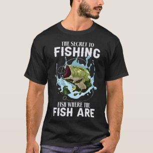 Alte Angelgeräte: Sammlung Vintage-Schwimmer T-Shirt