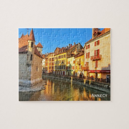 Alte Annecy, Französische Alpen Puzzle (Horizontal)