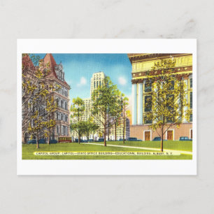 Alte Ansicht der Capitol Group in Albany, New York Postkarte
