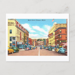 Alte Ansicht von Bangor, Maine, Postkarte