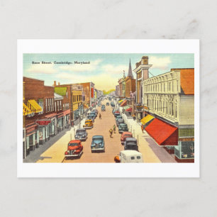 Alte Ansicht von Cambridge, Maryland, Postkarte