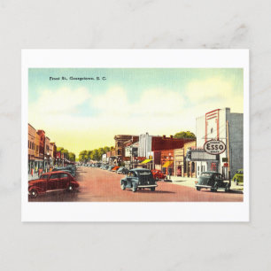 Alte Ansicht von Georgetown, South Carolina, Postkarte