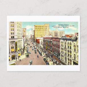 Alte Ansicht von Grand Rapids, Michigan, Postkarte