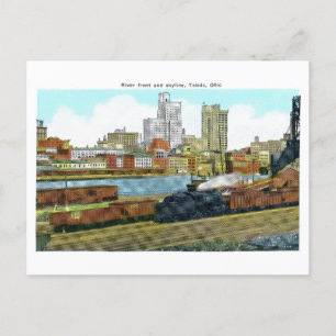 Alte Ansicht von Toledo, Ohio, Postkarte