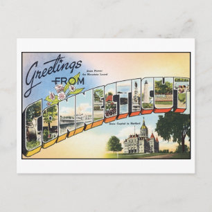 Alte Ansichtskarte aus Connecticut Postkarte