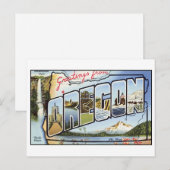 Alte Ansichtskarte aus Oregon Postkarte (Vorne/Hinten)
