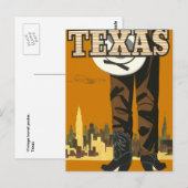 Alte Ansichtskarte Texas USA Postkarte (Vorne/Hinten)