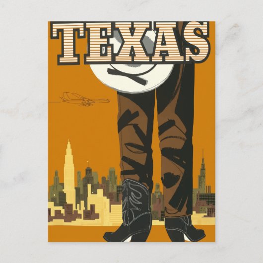 Alte Ansichtskarte Texas USA Postkarte (Vorderseite)