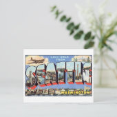 Alte Ansichtskarte von Seattle Postkarte (Stehend Vorderseite)