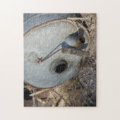 Alte antike Gasdose Puzzle (Vertikal)