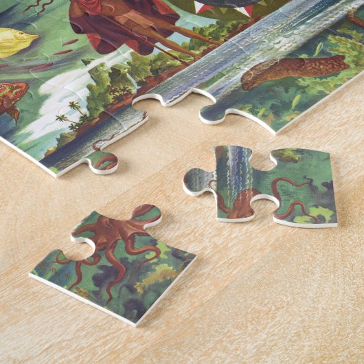 Alte antike Hawaiianische Inseln Karte Historisch Puzzle (Seite)