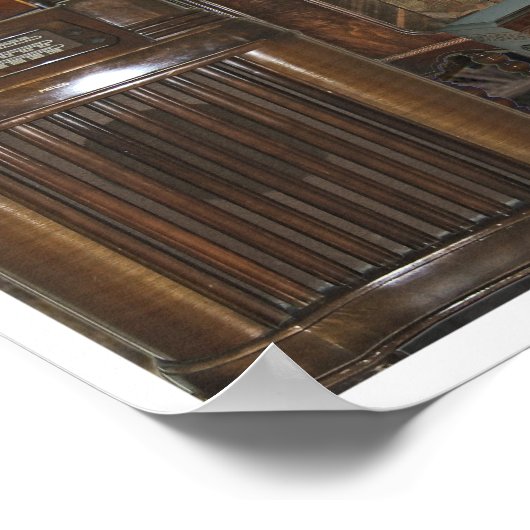 Alte/antike Holzdichter Poster (Ecke)