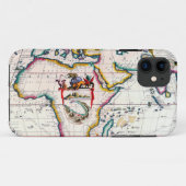 Alte antike Karte Afrikas von 1687 Case-Mate iPhone Hülle (Rückseite (Horizontal))