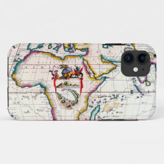 Alte antike Karte Afrikas von 1687 Case-Mate iPhone Hülle