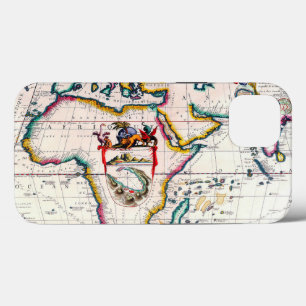 Alte antike Karte Afrikas von 1687 Case-Mate iPhone Hülle