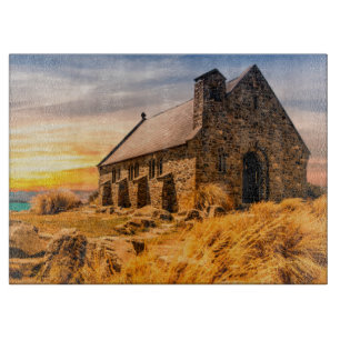 Alte antike Kirche auf der Plains Schneidebrett