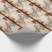 Alte Antike Nord- und Südamerika Karte Geschenkpapier (Ecke)