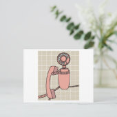 Alte antike Retrophones Postkarte (Stehend Vorderseite)