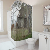 Alte antike Scheune Duschvorhang (Beispiel)