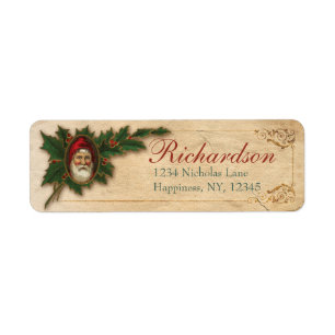 Alte antike Viktorianische Santa St. Nick Weihnach