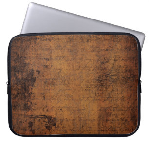 Alte antike Vintage-Textur Laptopschutzhülle
