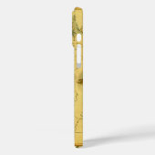 Alte antike Weltkarte Case-Mate iPhone Hülle (Rückseite / Links)