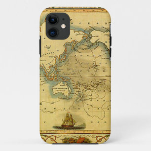 Alte antike Weltkarte Case-Mate iPhone Hülle