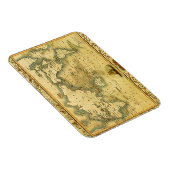 Alte antike Weltkarte Magnet (Rechte Seite)