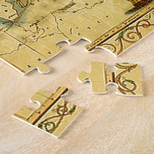 Alte antike Weltkarte Puzzle (Seite)