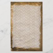 Alte antike, zerknitterte Leiche Briefpapier (Vorderseite)