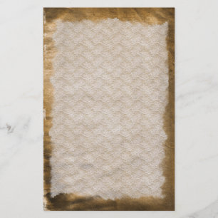 Alte antike, zerknitterte Leiche Briefpapier