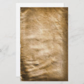 Alte antike, zerknitterte Leiche Briefpapier (Vorne/Hinten)