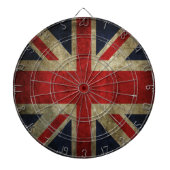 Alte Antiken-BRITISCHE britische Dartscheibe (vorne)