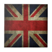 Alte Antiken-BRITISCHE britische Fliese (Vorderseite)