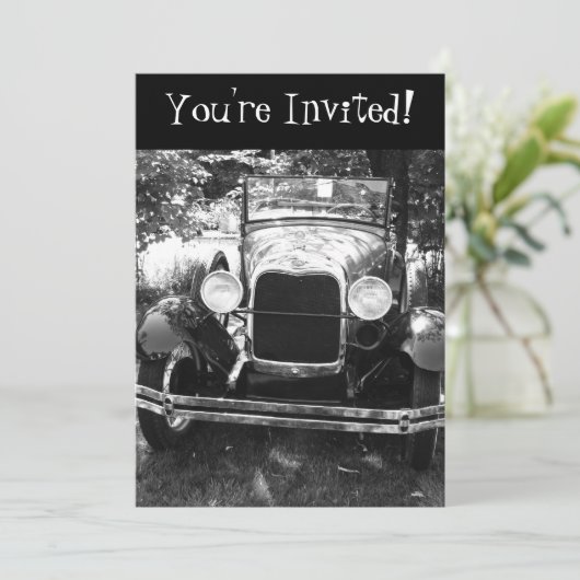 Alte Antiquitätencharta Einladung zum Einstieg (Stehend Vorderseite)