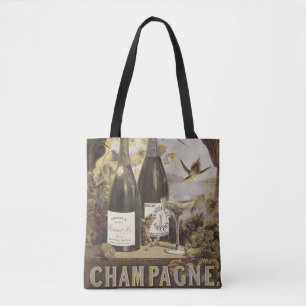 Alte Anzeige für Henriot & Co. Rheims Champagner Tasche
