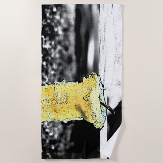 Alte Apfel Strandtuch (Vorderseite)