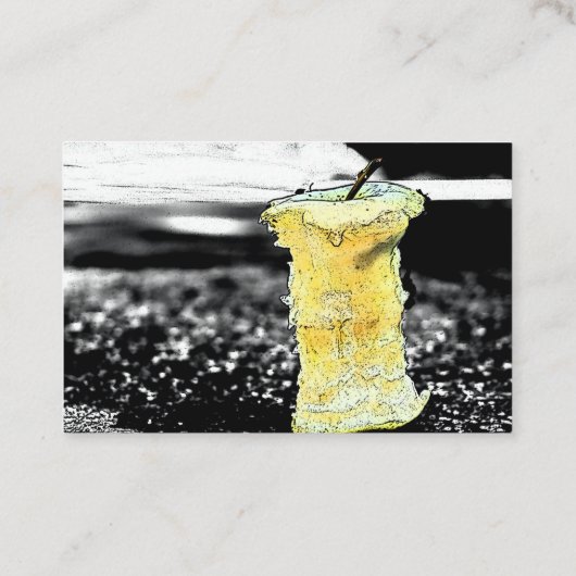 Alte Apfel Visitenkarte (Rückseite)